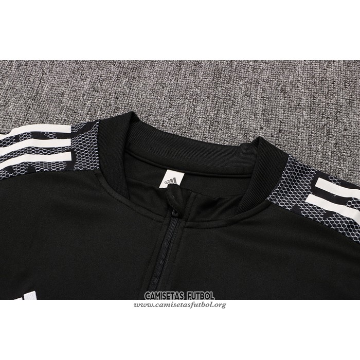 Chandal de Sudadera del Manchester United UCL Nino 2021/2022 Negro